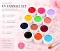 Preview: Set 12 gel colorati UV